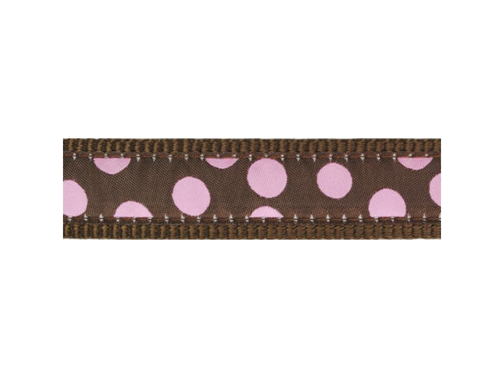 Ob. pol. RD 20 mm x 33-50 cm - Pink Spots on Brown