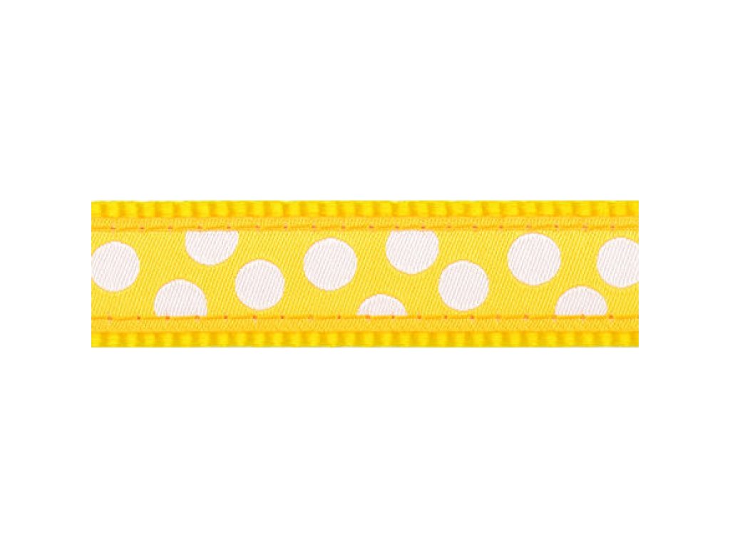 Ob. pol.RD 20 mm x 33-50 cm- White Spots on Yellow