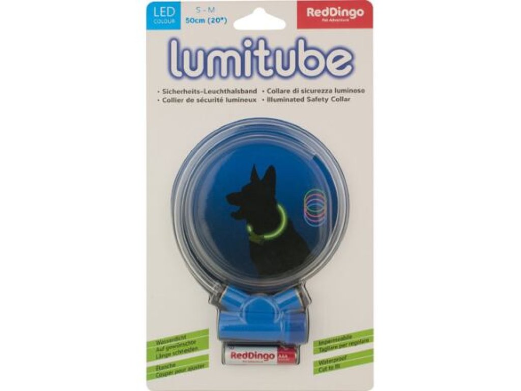 Lumitube Collar S-M - 15 - 50 cm – Blue