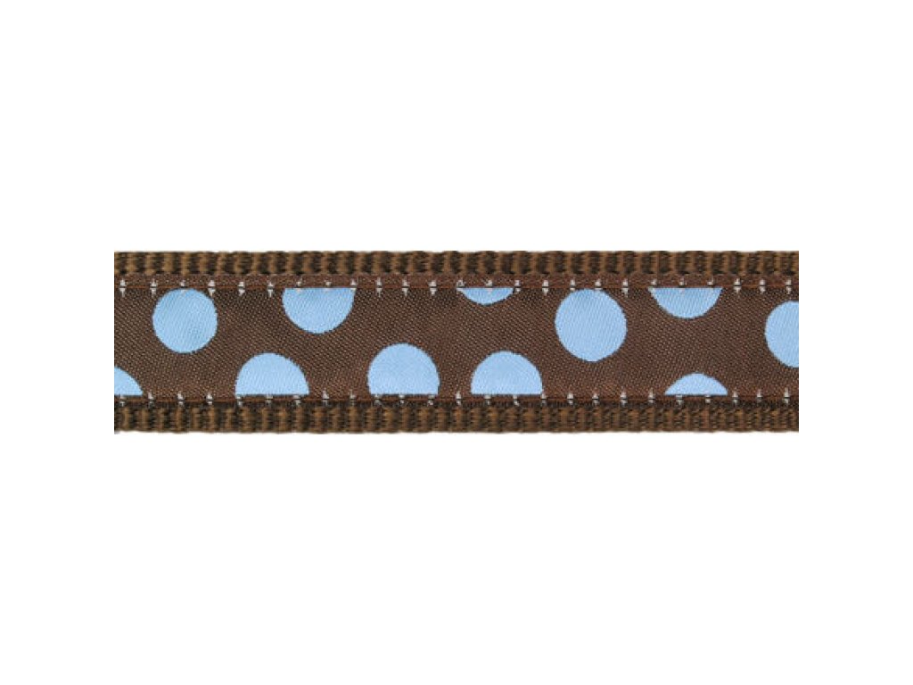 Obojek pro kočky  - Blue Spots on Brown