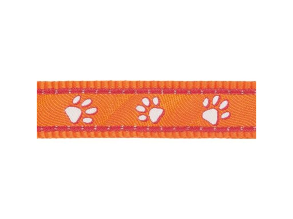 Obojek RD 12 mm x 20-32 cm - Desert Paws Orange