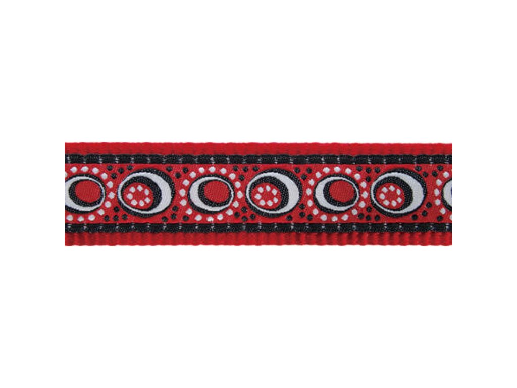 Obojek RD 25 mm x 41-63 cm - Cosmos Red