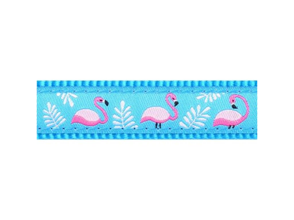 Obojek RD 25 mm x 41-63 cm - Flamingo Turquoise