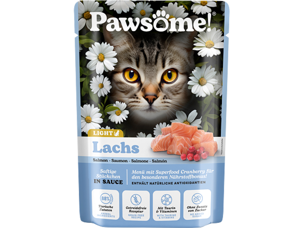 Pawsome! Adult light s lososem 85 g