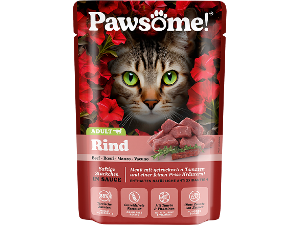 Pawsome! Adult s hovězím masem 85 g