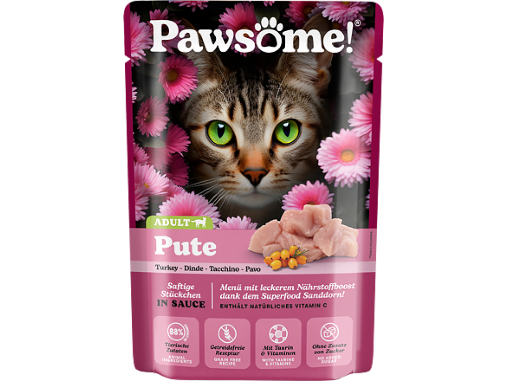 Pawsome! Adult s krůtím masem 85 g