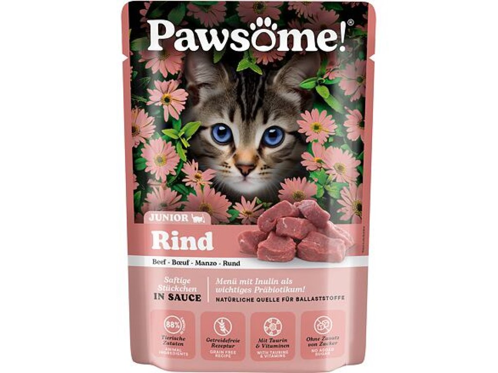 Pawsome! Junior s hovězím masem 85 g