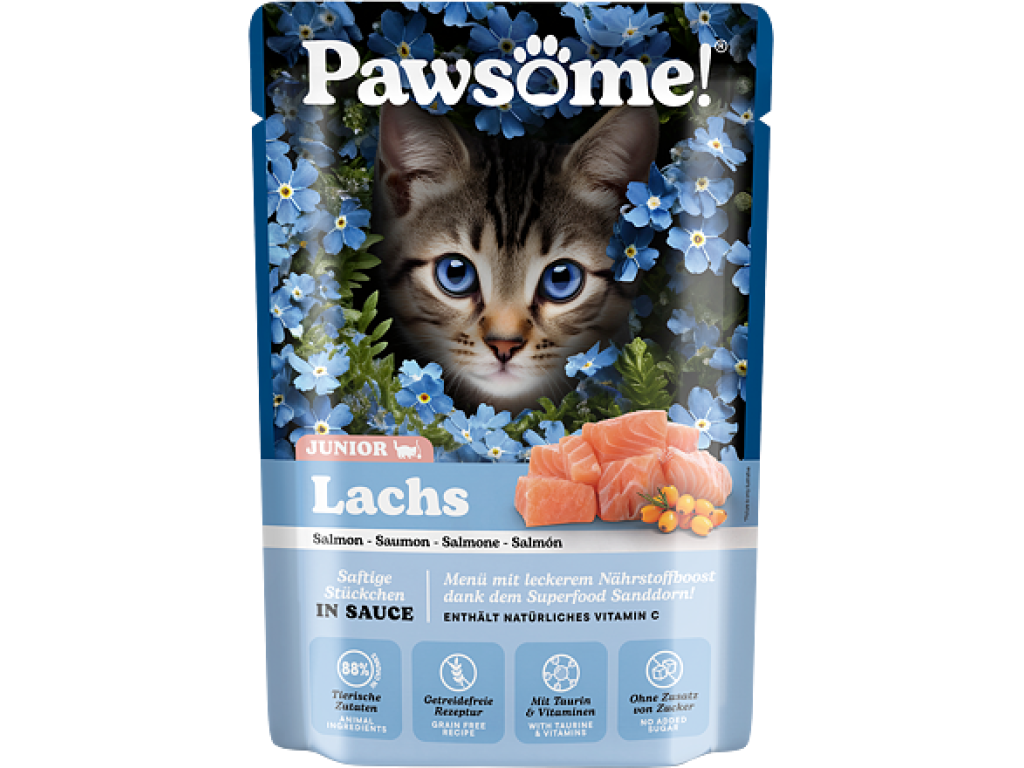 Pawsome! Junior s lososem 85 g