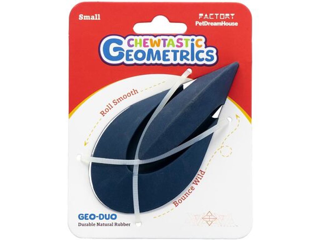 Petdreamhouse Chewtastic Geometrics Geo-Duo – Navy 