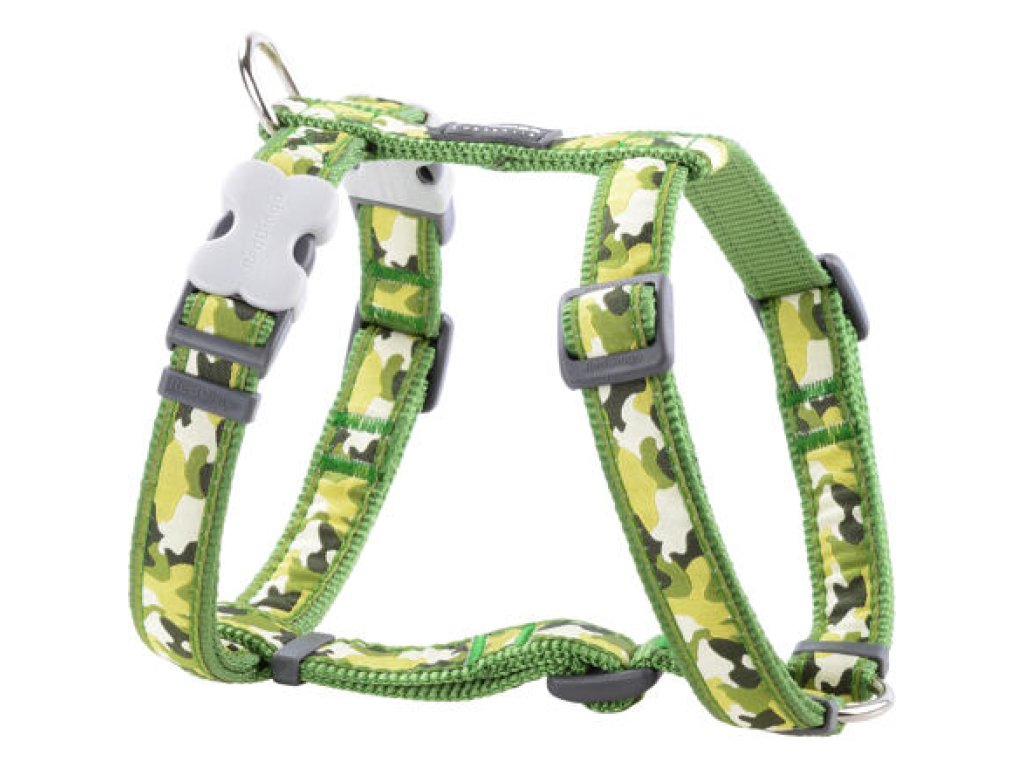 Postroj RD 12 mm x 30-44 cm - Camouflage Green