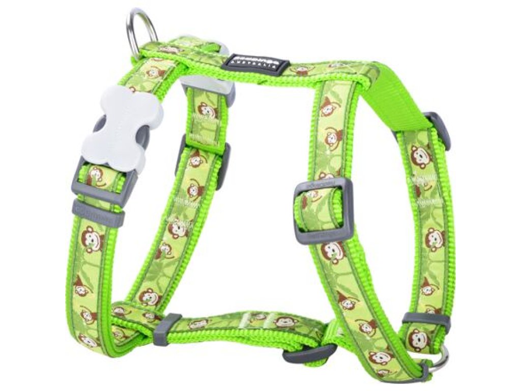 Postroj RD 12 mm x 30-44 cm - Monkey Lime Green