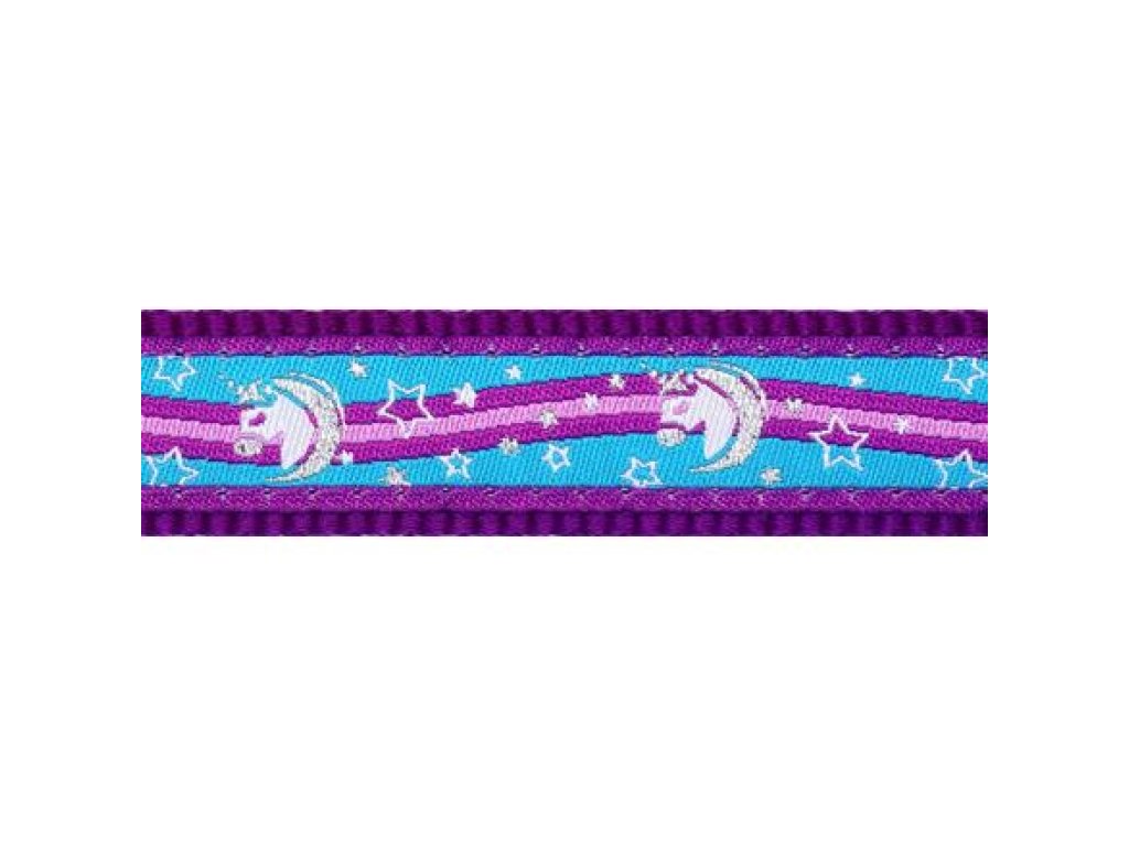 Postroj RD 12 mm x 30-44 cm - Unicorn Purple