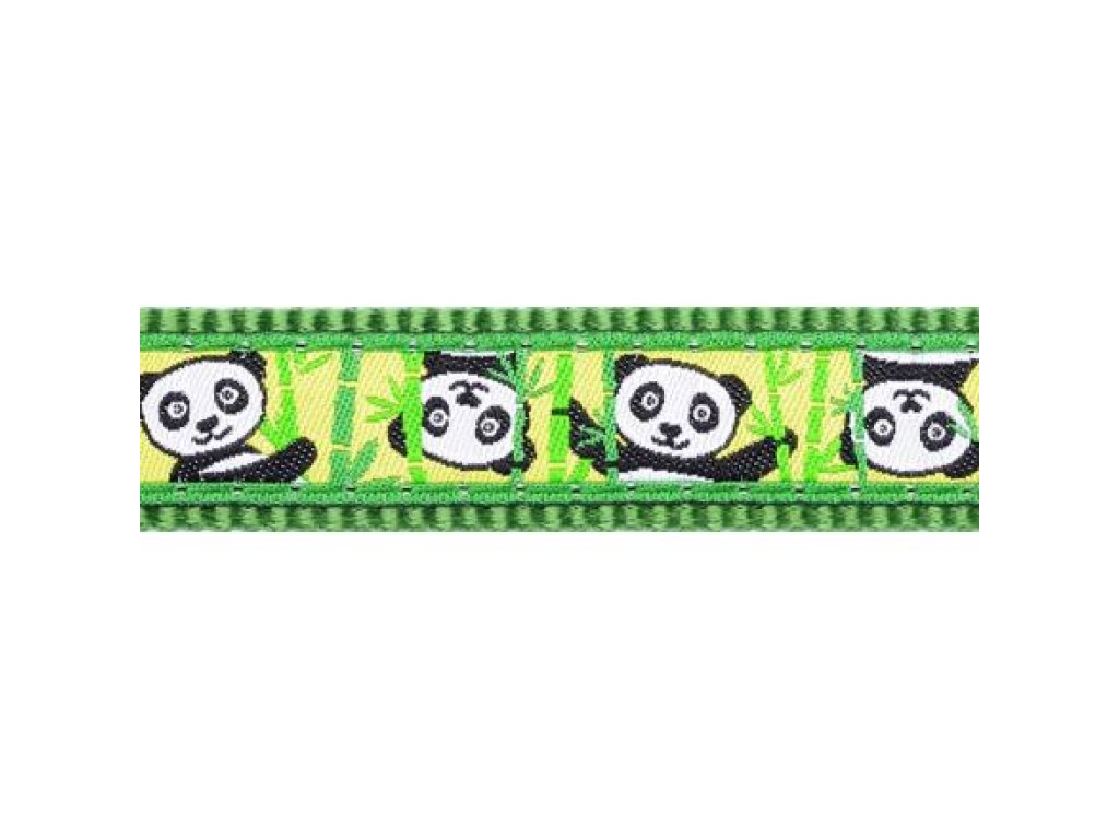 Postroj RD 25 mm x 56-80 cm - Panda Green