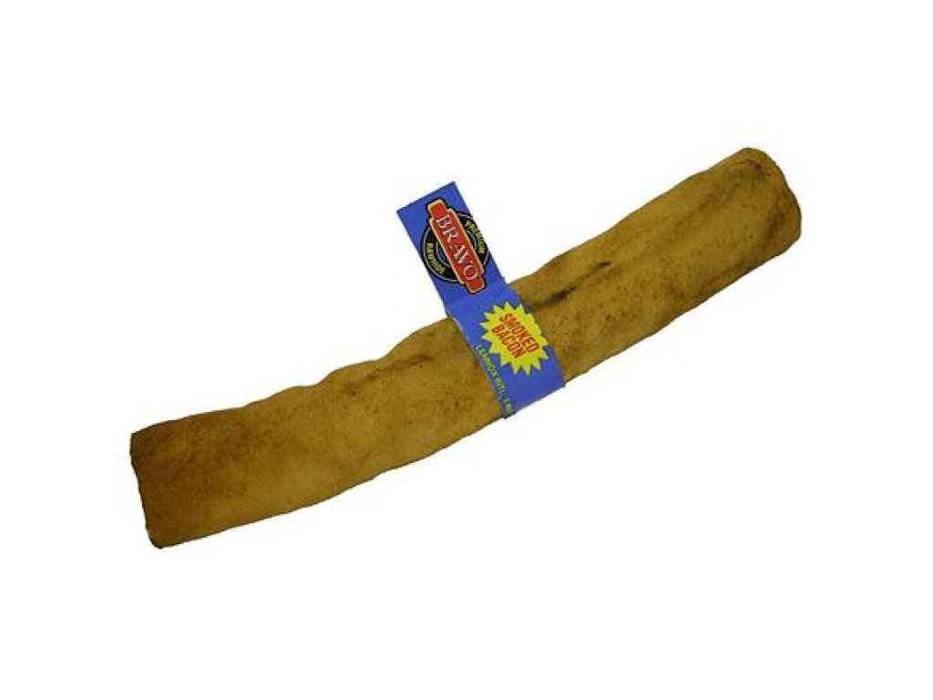 Rolka z hovězí kůže Bacon – slanina – 22 cm