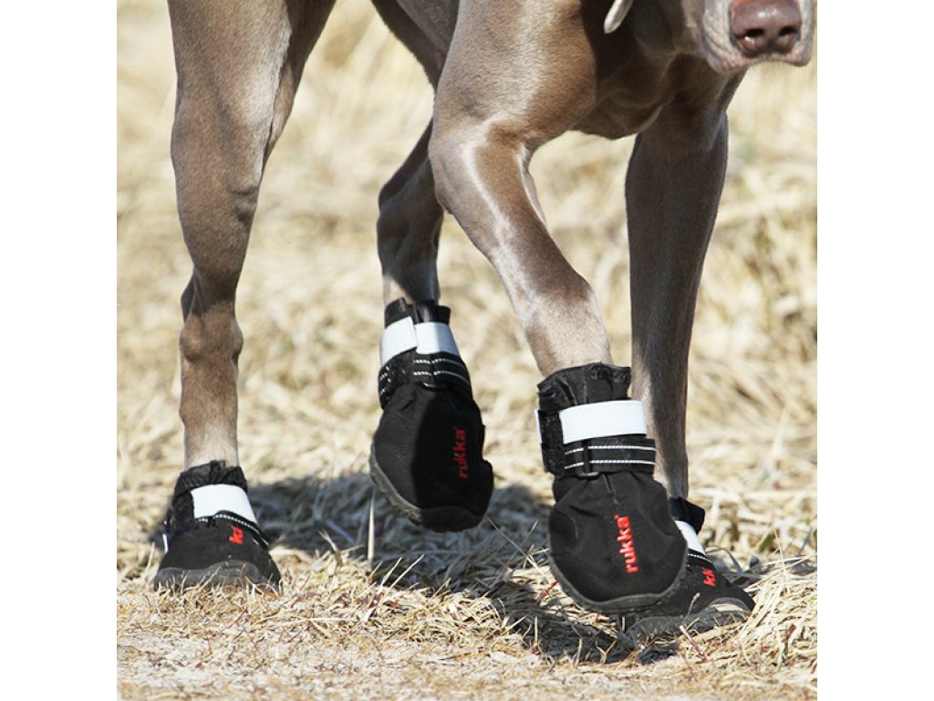 Rukka botičky Proff Shoes - sada 2ks, černé- různé velikosti