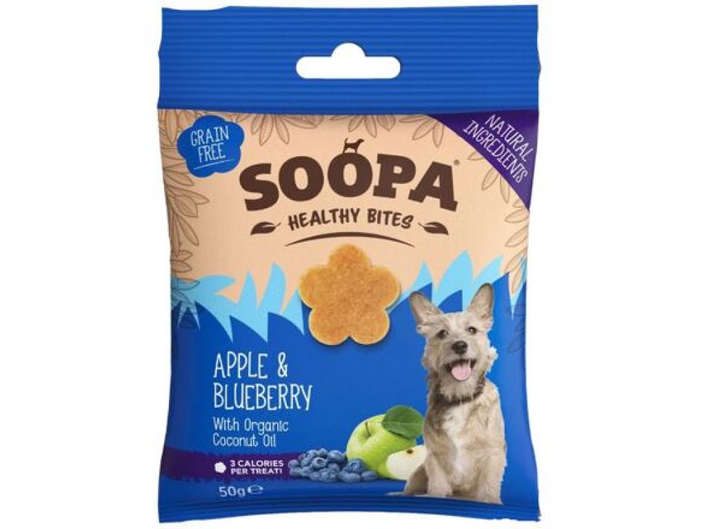 Soopa Healthy Bites s jablkem a borůvkou 50 g