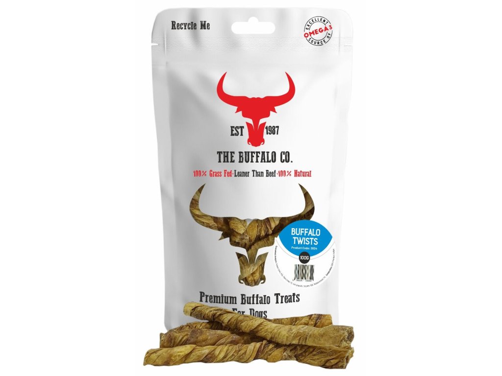 The Buffalo Co. Pletená buvolí střívka 100 g