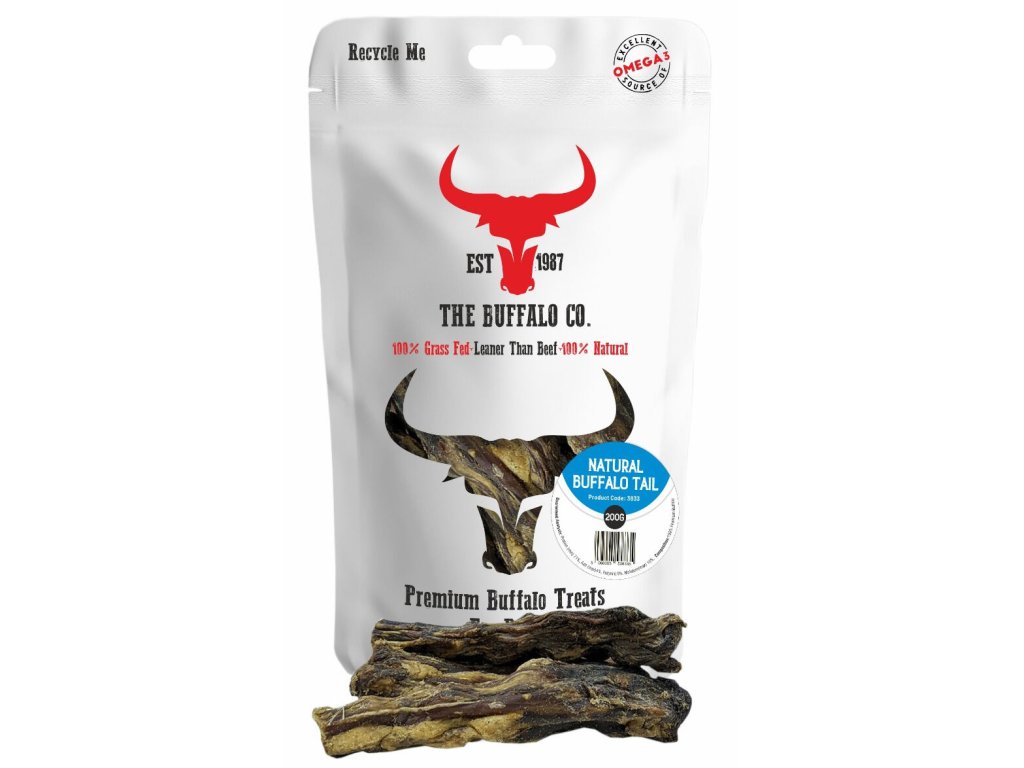 The Buffalo Co. Sušené buvolí ocásky 200 g