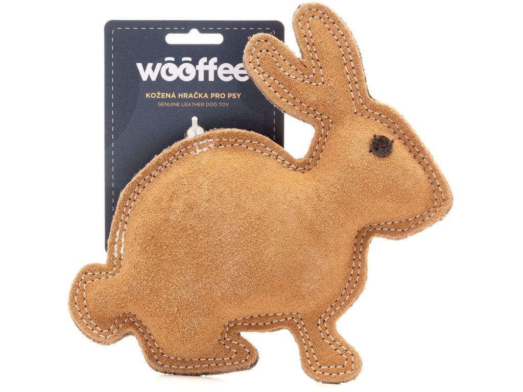 Wooffee kožená hračka Králíček