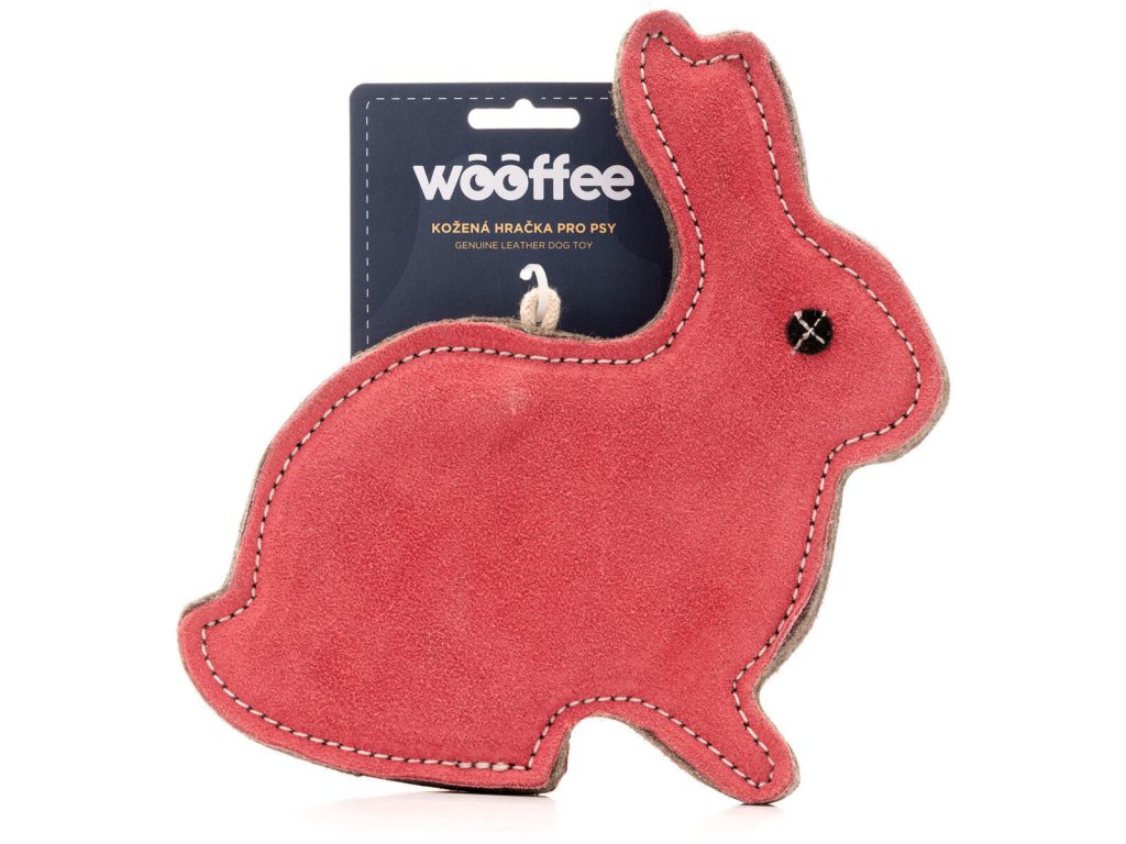 Wooffee kožená hračka Králík
