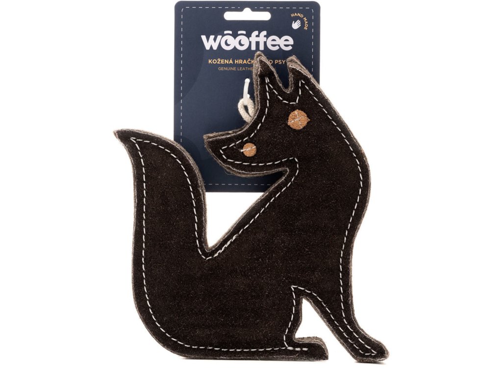 Wooffee kožená hračka Liška