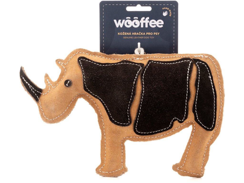 Wooffee kožená hračka Nosorožec
