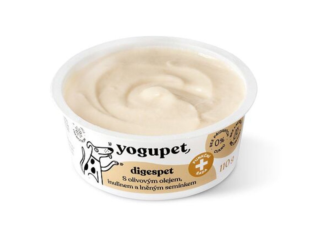 Yogupet Jogurt pro psy Digespet – s olivovým olejem