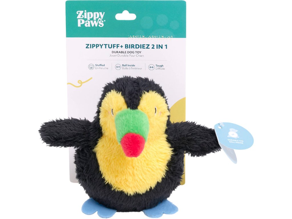 ZippyPaws ZippyTuff Birdiez 2v1 – Tukan