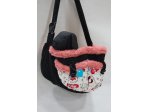 Hundetasche, schwarz/hunde