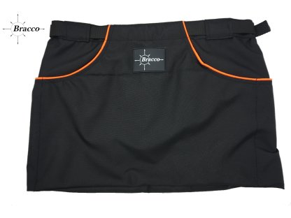 Bracco Trainingsrock / Kilt- verschiedene Größen, schwarz/orange