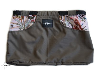 Bracco Trainingsrock / Kilt- verschiedene Größen, Khaki/Blumen 