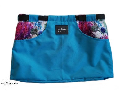 Bracco Trainingsrock / Kilt- verschiedene Größen, blau/Blumen