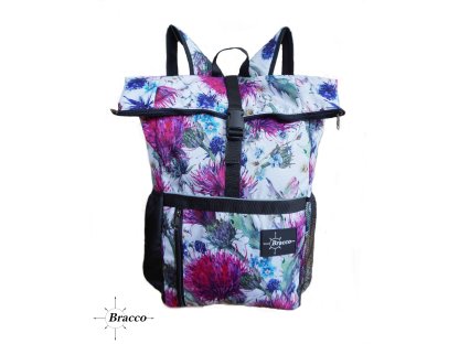 Bracco Backpack Active- white/ flowers 