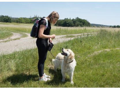 Bracco Rucksack Active- grün/Blumen