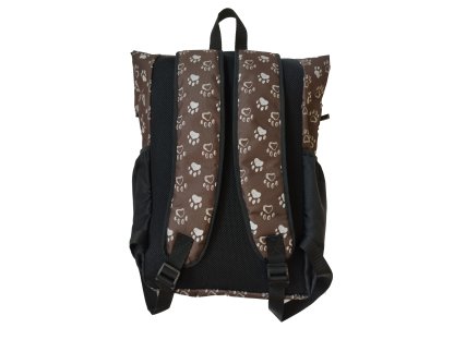 Bracco Rucksack UrbanTrail- Braun/  Pfoten, verschiedene Größen und Varianten 2