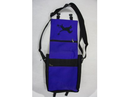 Bracco bag for training and other activities, size S, black/purple - labrador retriever