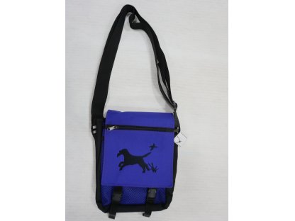 Bracco bag for training and other activities, size S, black/purple - labrador retriever+ dummy