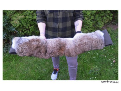 Bracco full fur three-part fillable dummy with rabbit fur – two sizes.