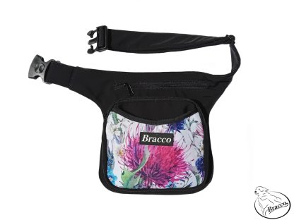 Bracco belt for training and or for going out, black/thistle - different sizes.