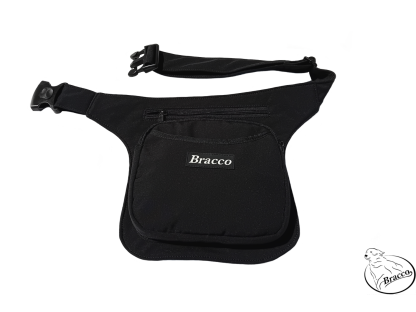 Bracco belt for training and or for going out, black - different sizes.