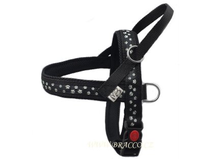 Bracco Norwegian harness, black - different sizes.