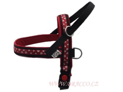 Bracco Norwegian harness, red - different sizes.