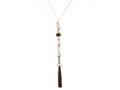 Bracco Original whistle strap made of natural materials, bead- magic eye, antlers