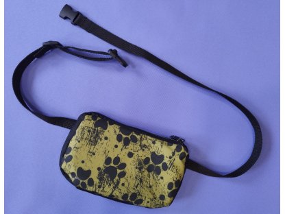 Bracco One Pocket, Hundeleckerlitasche - verschiedene Varianten und Größen, khaki/Pfoten