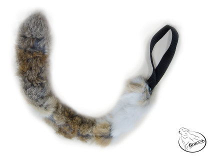 Bracco tugger for dog from a genuine fur, different lengths