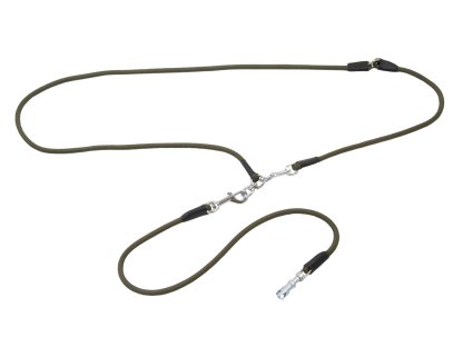 Bracco handgenähte Jagdleine 8 mm mit Schnellverschlusskarabiner