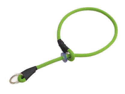 Bracco handgenähter Stopp-Hundehalsband, 8 mm, mit Seilöse.