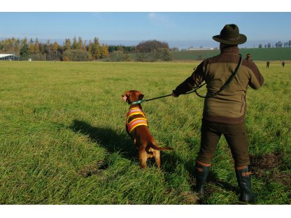 Bracco Signal vest for hunting dog, orange- possibility of phone number, name, GPS pocket  etc.