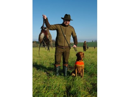 Bracco Signal vest for hunting dog, orange- possibility of phone number, name, GPS pocket  etc.