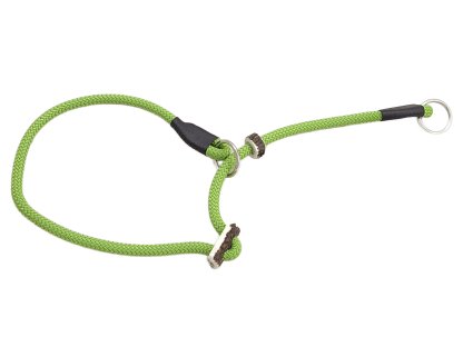 Bracco handgenähtes Zugstopp-Hundehalsband mit Geweih-Stopp 8 mm